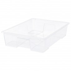 Коробка IKEA SAMLA прозрачный 78x56x18 см/55 л (001.301.29)