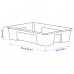 Коробка IKEA SAMLA прозорий 78x56x18 см/55 л (001.301.29)