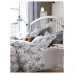 Комплект постельного белья IKEA ALVINE KVIST белый серый 150x200/50x60 см (001.596.41)