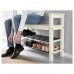 Лавка з відділенням для взуття IKEA HEMNES білий 85x32 см (002.438.00)