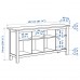 Консольний стіл IKEA HEMNES білий 157x40 см (002.518.14)