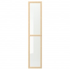 Стеклянная дверь IKEA OXBERG березовый шпон 40x192 см (002.756.07)