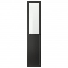Скляні двері IKEA OXBERG чорно-коричневий 40x192 см (002.756.74)