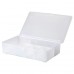 Коробка с крышкой IKEA GLIS прозрачный 34x21 см (002.831.03)