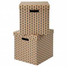 Коробка с крышкой IKEA TRYCK 33x37x33 см (003.186.97)