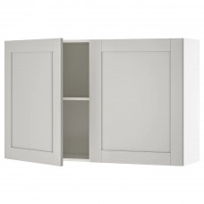 Навісна кухонна шафа IKEA KNOXHULT сірий 120x75 см (003.267.96)