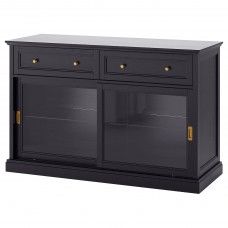 Сервант IKEA MALSJO чорний 145x92 см (003.277.72)