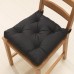 Подушка на стілець IKEA MALINDA чорний 40/35x38x7 см (003.331.22)