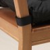 Подушка на стілець IKEA MALINDA чорний 40/35x38x7 см (003.331.22)