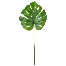 Искусственный листок IKEA SMYCKA монстера зеленый 80 см (003.357.05)