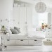 Каркас ліжка IKEA NORDLI білий 160x200 см (003.498.49)