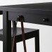 Барний стіл IKEA NORDVIKEN чорний 140x80x105 см (003.688.14)