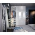 4 панелі для рами розсувних дверей IKEA HOKKSUND світло-сірий 100x236 см (003.823.44)