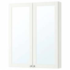 Зеркальный шкаф IKEA GODMORGON белый 80x14x96 см (003.922.39)