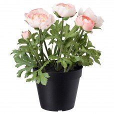 Искусственное растение в горшке IKEA FEJKA лютик розовый 12 см (003.952.90)