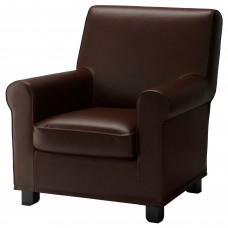 Кресло IKEA GRONLID темно-коричневый (003.990.33)