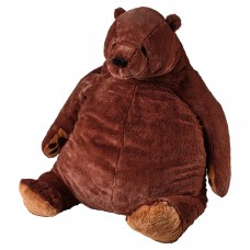 М’яка іграшка IKEA DJUNGELSKOG бурий ведмідь (004.028.13)