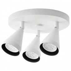 Стельовий точковий світильник IKEA NAVLINGE 3 лампи білий (004.048.93)
