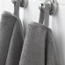Банное полотенце IKEA VIKFJARD серый 100x150 см (004.052.13)