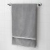 Банное полотенце IKEA VIKFJARD серый 100x150 см (004.052.13)