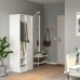 Відкрита гардеробна шафа IKEA SUNDLANDET білий 79x44x187 см (004.219.15)