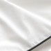 Комплект постільної білизни IKEA KUNGSBLOMMA білий сірий 150x200/50x60 см (004.230.90)