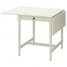 Стіл із відкидною частиною IKEA INGATORP білий 65/123x78 см (004.231.08)