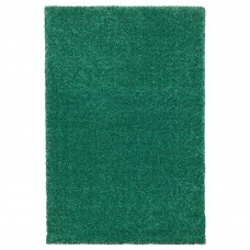 Ковер IKEA LANGSTED короткий ворс зеленый 60x90 см (004.239.38)