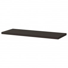 Полиця IKEA BERGSHULT коричнево-чорний 80x30 см (004.262.82)