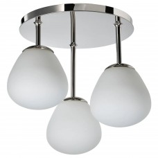 Потолочный светильник на 3 лампы IKEA DEJSA хромированный (004.307.69)
