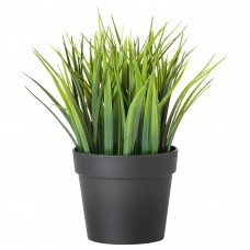 Штучна рослина в горщику IKEA FEJKA трава 9 см (004.339.42)