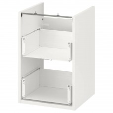Шкафчик для умывальника IKEA ENHET белый 40x40x60 см (004.405.13)