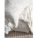 Комплект постільної білизни IKEA STRANDFRANE білий світло-бежевий 200x200/50x60 см (004.497.21)