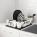 Коврик для сушки посуды IKEA NYSKOLJD темно-серый 44x36 см (004.510.59)