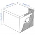 Коробка з кришкою IKEA KVARNVIK бежевий 32x35x32 см (004.594.80)