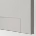 Двері кутової шафи IKEA LERHYTTAN світло-сірий 25x80 см (004.614.97)