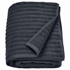 Банное полотенце IKEA FLODALEN темно-серый 100x150 см (004.687.00)