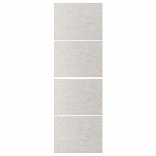 4 панели для рамы раздвижной двери IKEA STORFOSNA светло-серый 75x236 см (004.831.83)