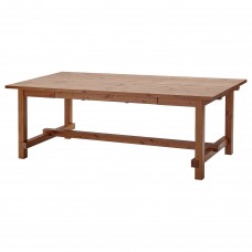 Розкладний стіл IKEA NORDVIKEN антик 210/289x105 см (004.885.43)
