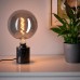 LED лампочка E27 200 лм IKEA ROLLSBO регулювання яскравості кругла сірий прозоре скло 200 мм (004.885.76)