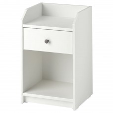 Приліжкова тумба IKEA HAUGA білий 40x36 см (004.889.63)