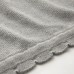 Одеяло детское IKEA LEN серый 70x90 см (004.890.00)