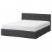Ліжко IKEA BJORBEKK сірий 140x200 см (004.896.65)