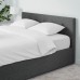 Кровать IKEA BJORBEKK серый 140x200 см (004.896.65)