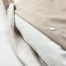 Комплект постільної білизни IKEA BRUNKRISSLA коричневий 150x200/50x60 см (004.907.20)