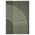 Безворсовий килим IKEA TOMMERBY темно-зелений кремово-білий 160x230 см (004.952.04)