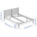 Каркас ліжка IKEA TARVA сосна ламелі LONSET 160x200 см (090.194.82)