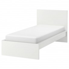 Каркас ліжка IKEA MALM білий ламелі LEIRSUND 90x200 см (090.200.32)
