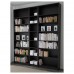 Стеллаж для книг IKEA BILLY черно-коричневый 200x28x237 см (090.204.71)