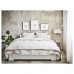 Каркас ліжка IKEA ASKVOLL білий ламелі LUROY 140x200 см (090.304.70)
